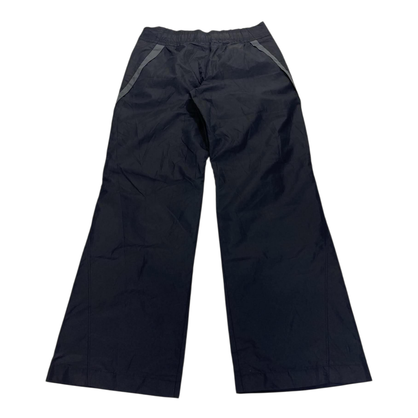Y2K NIKE BLACK & GREY TRACK PANTS⁵ (M)