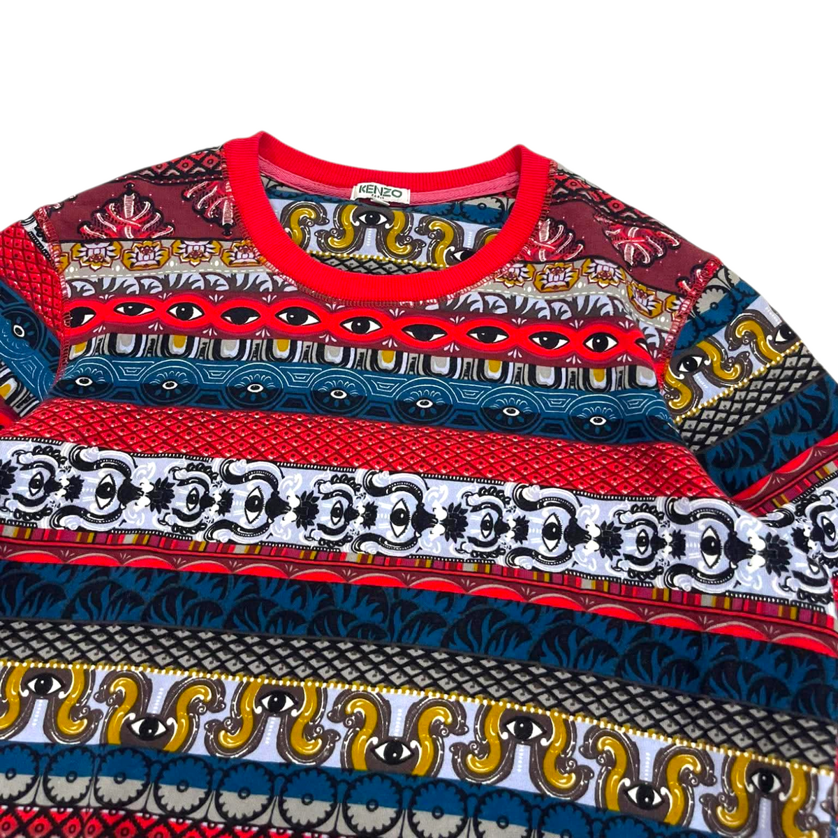 KENZO PARIS MULTICOLORED CREWNECK (S)