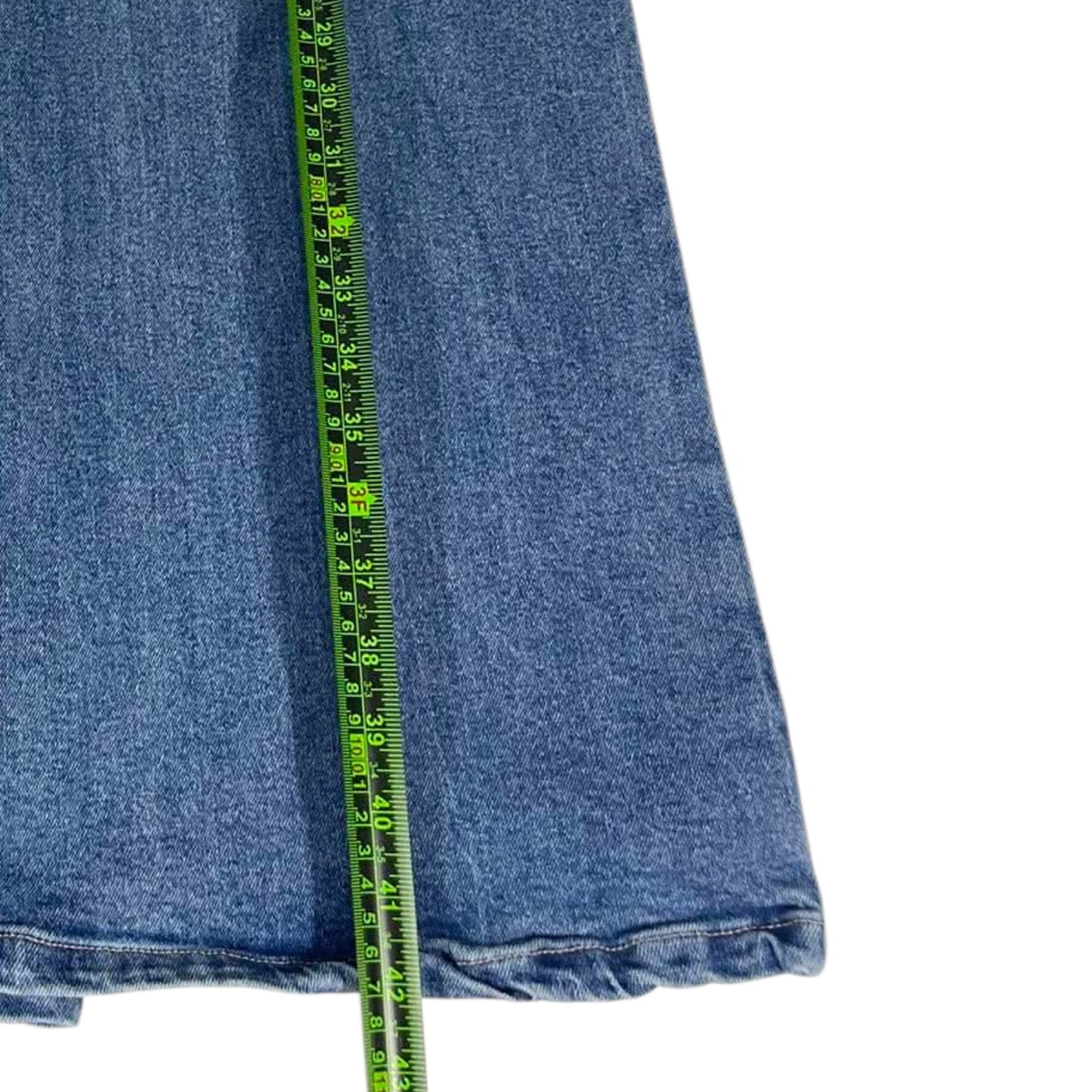 WOMENS BLUE WIDE LEG JEANS (12)