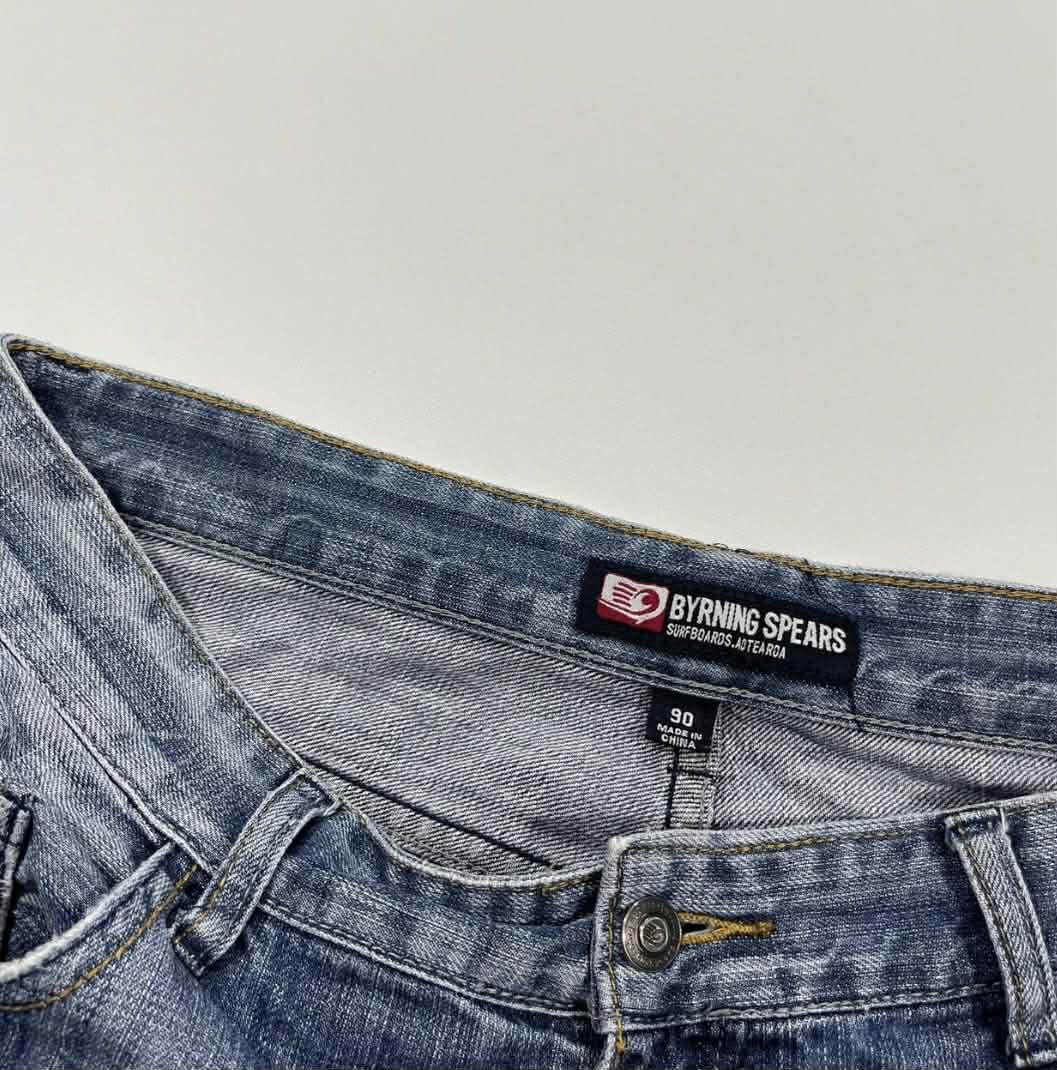 Y2K BLUE DENIM JORTS (34)