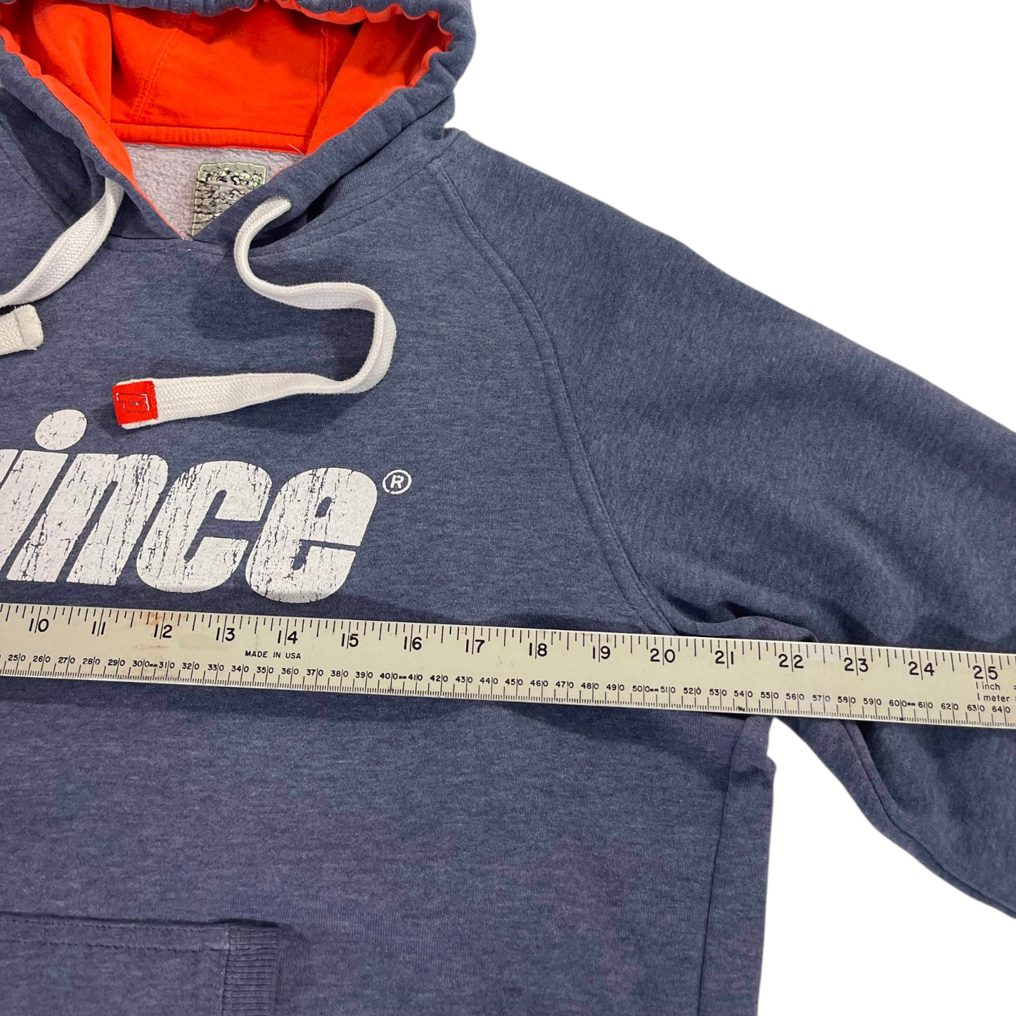 VINTAGE GREY PRINCE HOODIE (M-L)