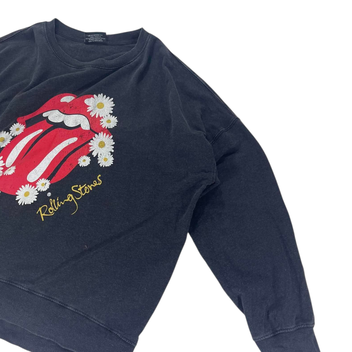 ROLLING STONES NAVY CREWNECK SWEATSHIRT (M-L)