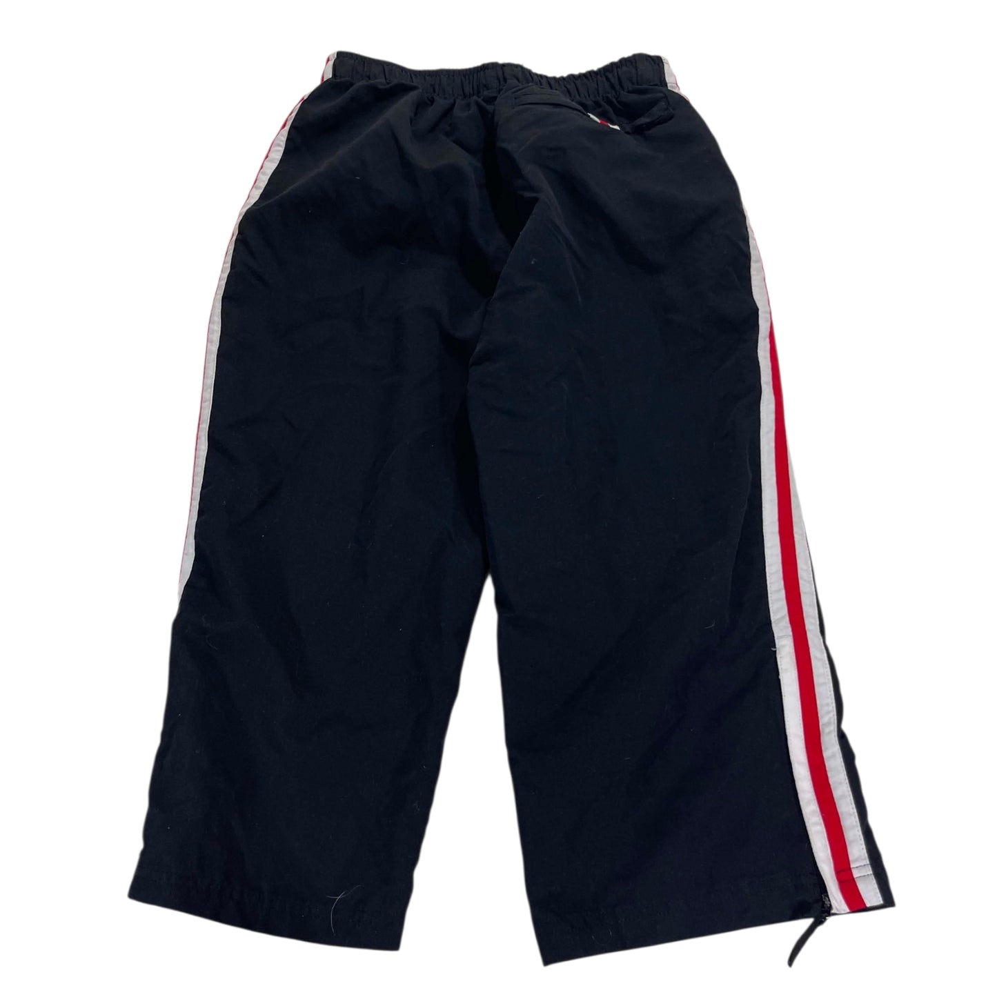 Y2K ACTIVE BLACK BAGGY TRACK PANTS (M)