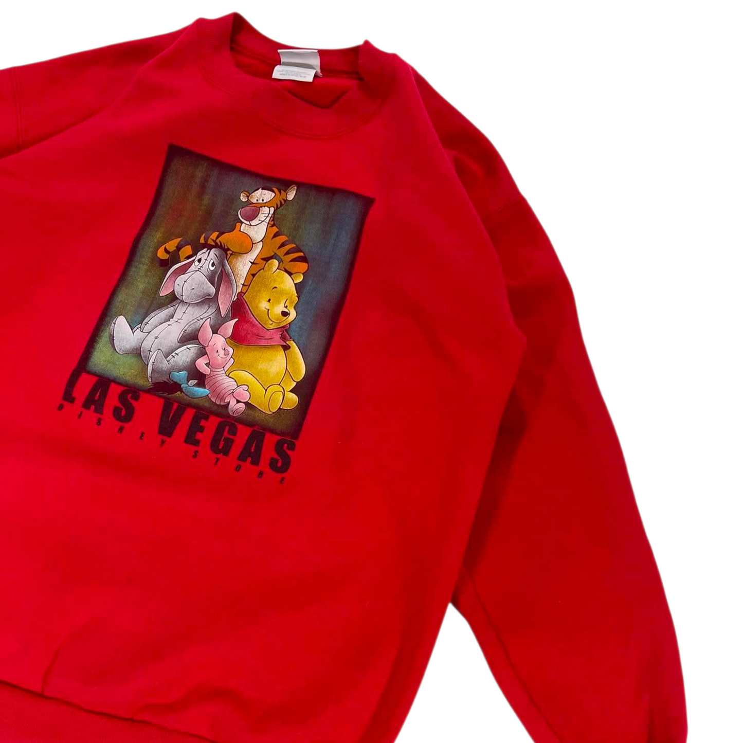 VINTAGE DISNEY WINNIE THE POOH RED CREWNECK SWEATSHIRT (M)