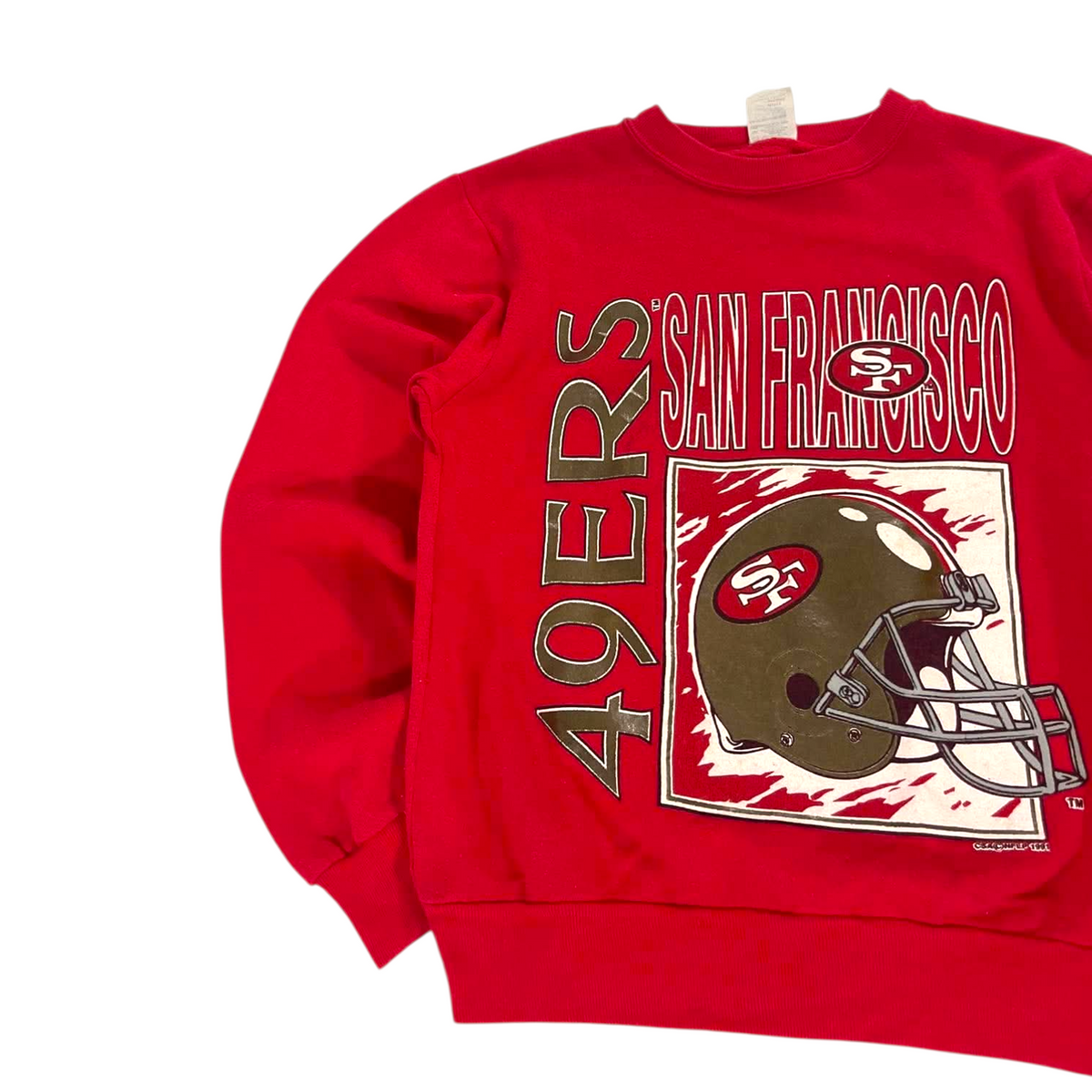 VINTAGE SAN FRANCISCO 49ERS CREWNECK (BEST FIT SMALL)