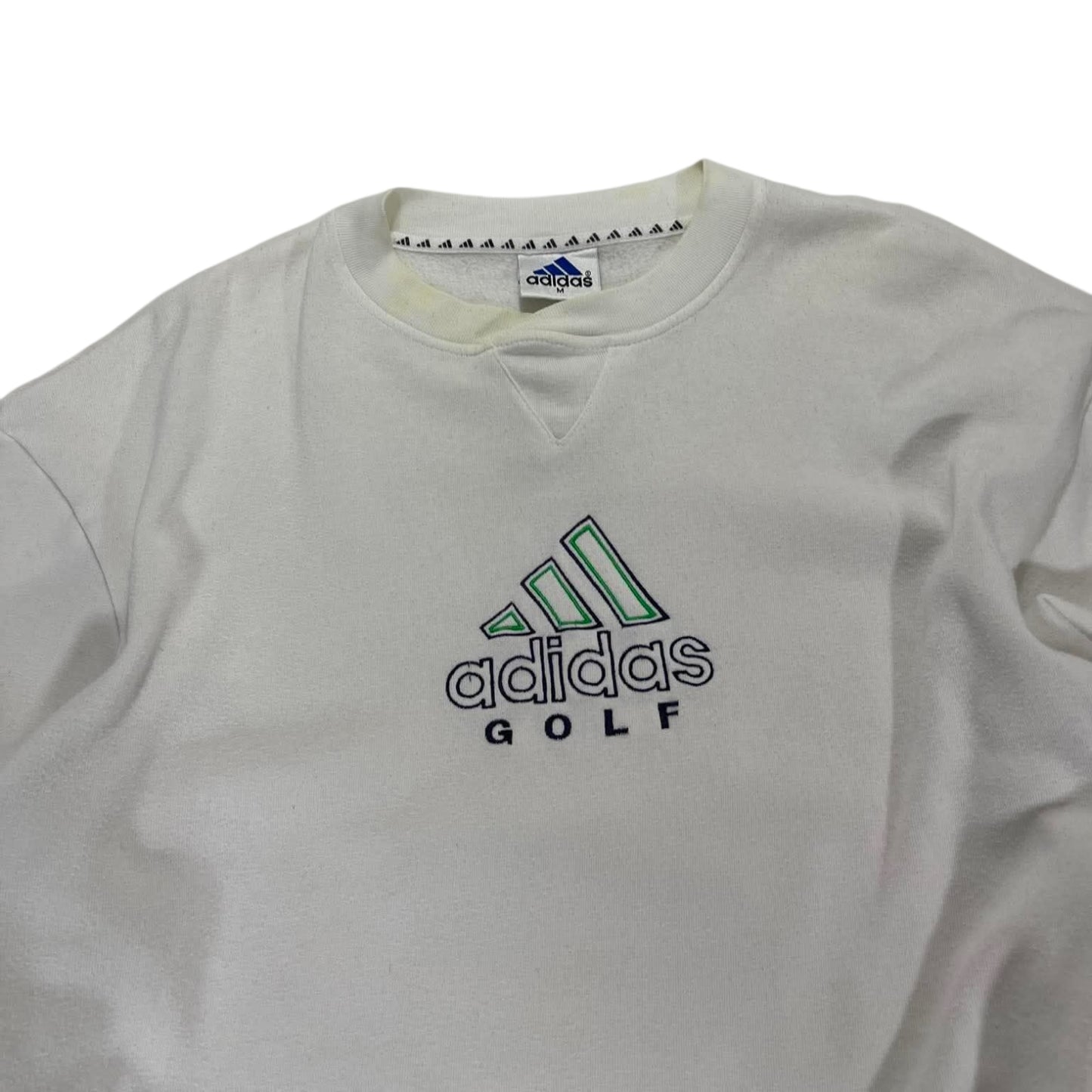 ADIDAS GOLF WHITE CREWNECK (M)