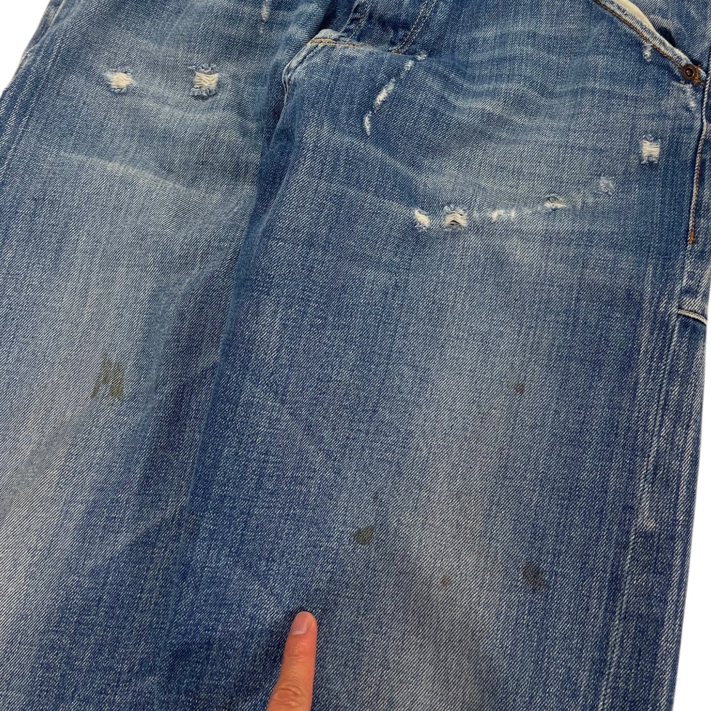 Y2K 2000S BAGGY WIDE LEG JEANS (30")