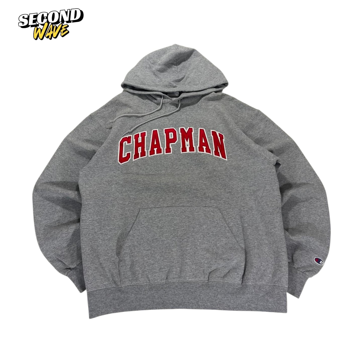 VINTAGE CHAPMAN CHAMPION GREY HOODIE (L)