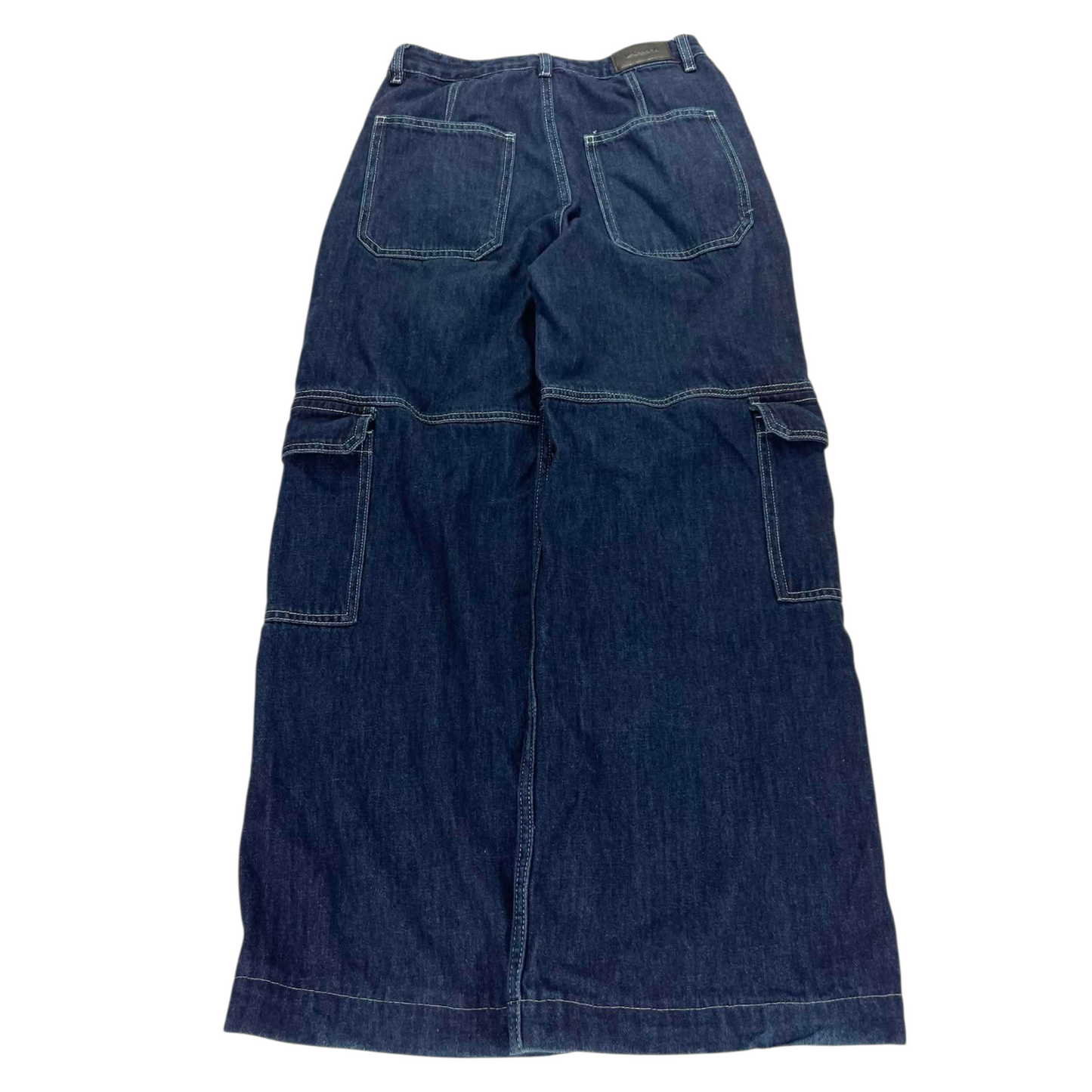GLASSONS BAGGY NAVY DENIM CARGO PANTS (10)