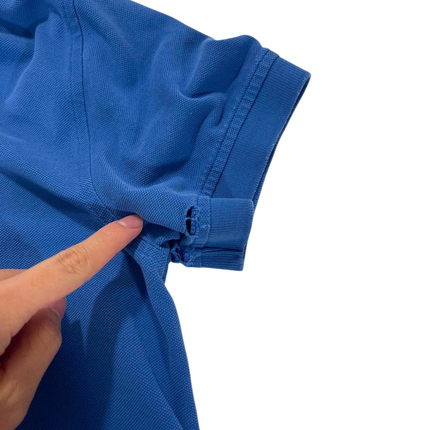 TOMMY HILFIGER BLUE POLO SHIRT (M)