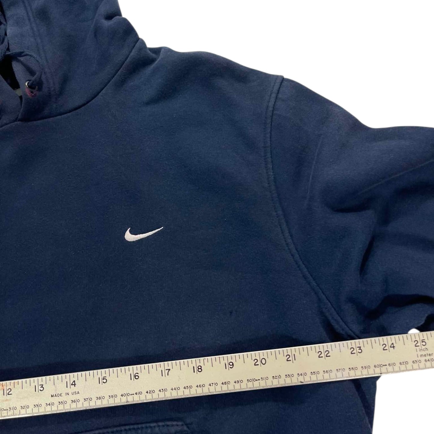 VINTAGE NIKE NAVY BLUE HOODIE (L)