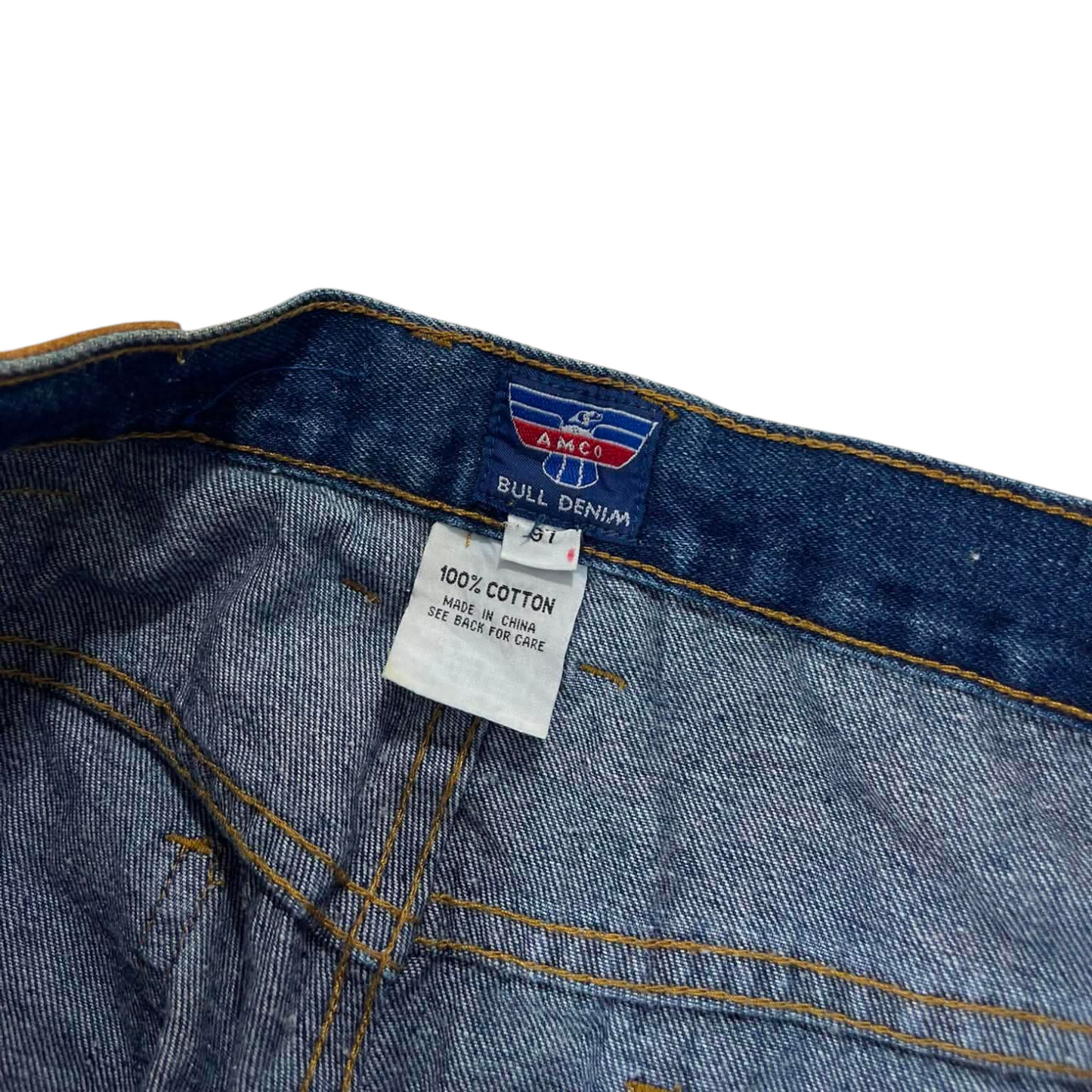 VINTAGE AMCO BLUE DENIM JEANS (36)