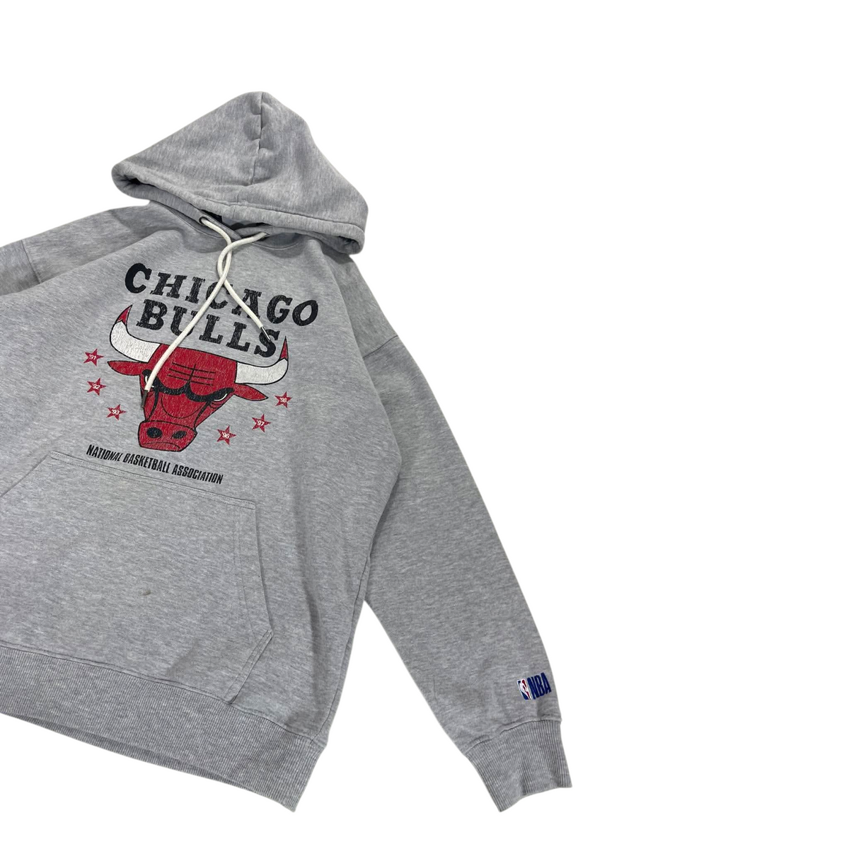 NBA CHICAGO BULLS GRAY HOODIE (M)