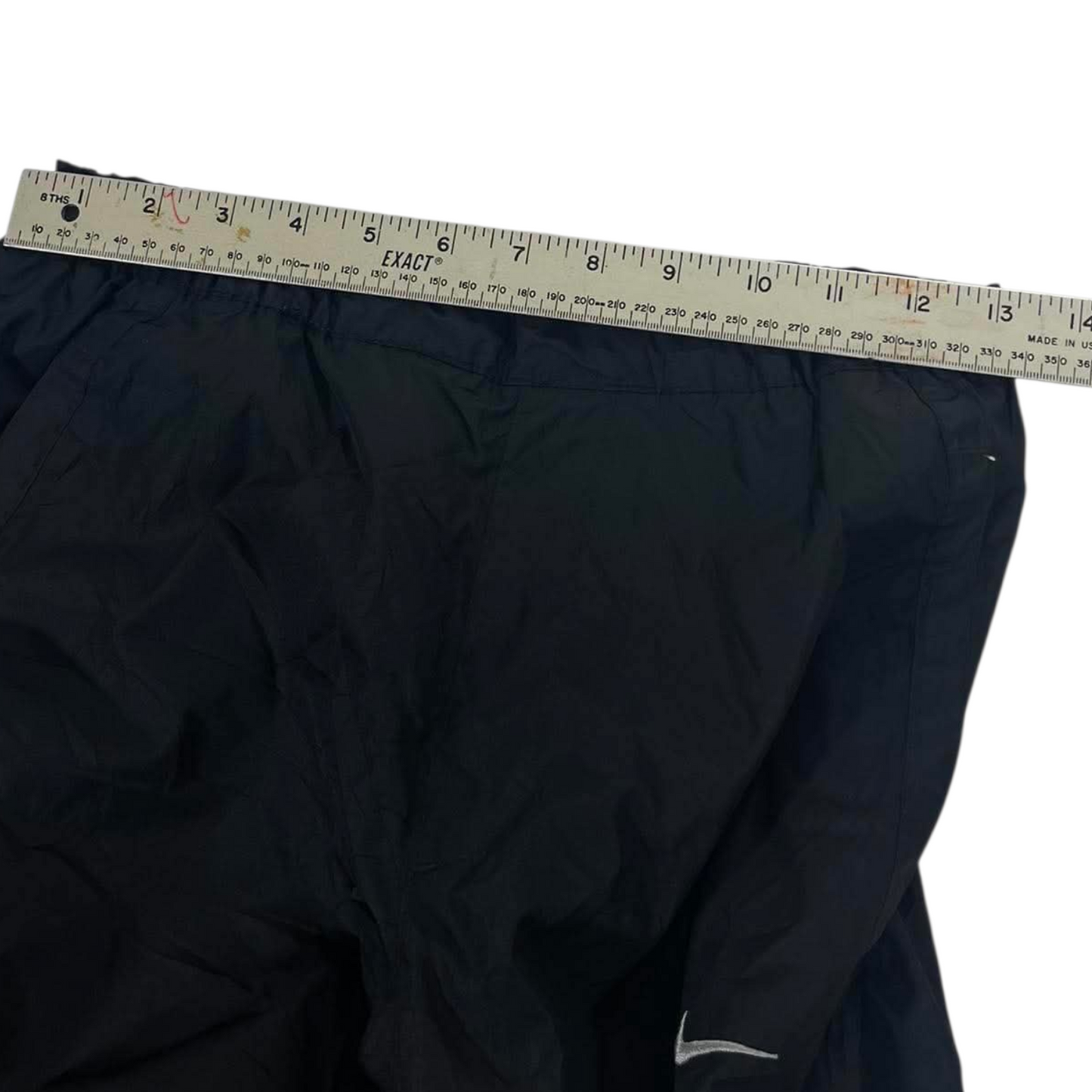 VINTAGE NIKE BLACK NEON TRACK PANTS (M)¹