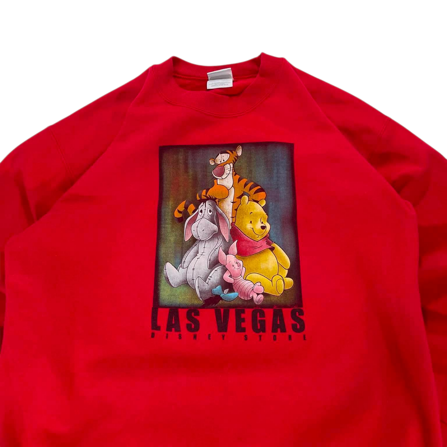 VINTAGE DISNEY WINNIE THE POOH RED CREWNECK SWEATSHIRT (M)