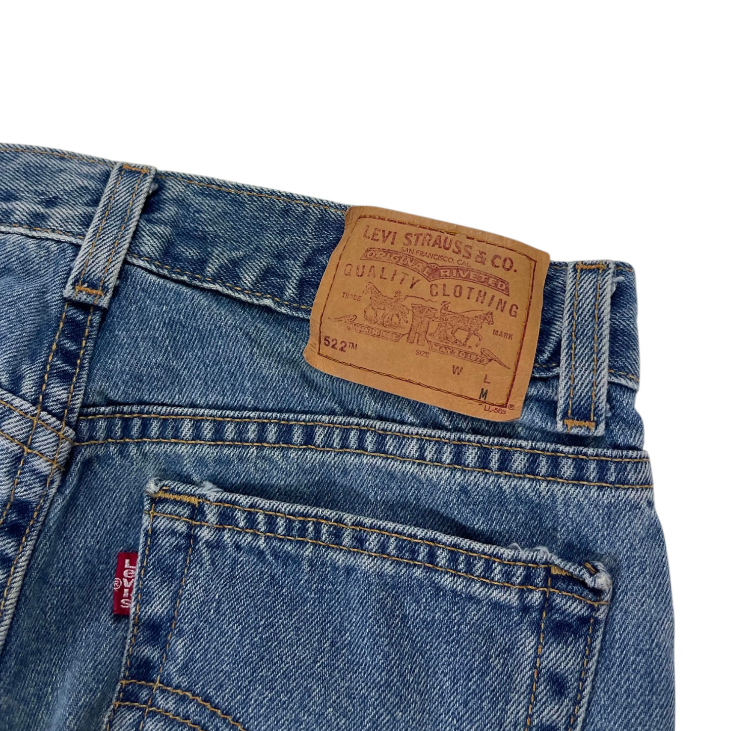 LEVI'S 522 SUPER LOW RISE FLARE JEANS (26)