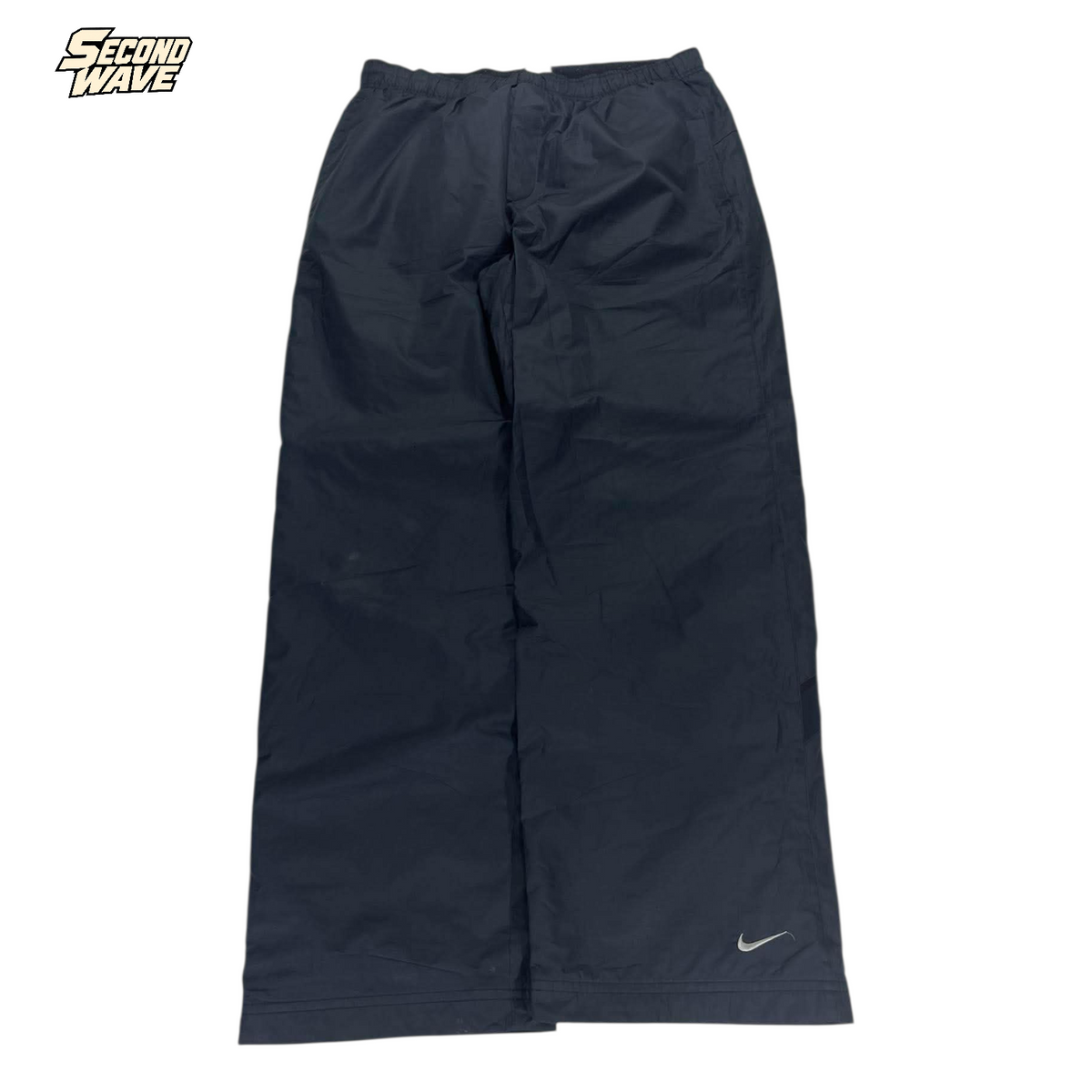NIKE NAVY TRACK PANTS ⁹ (M - L)