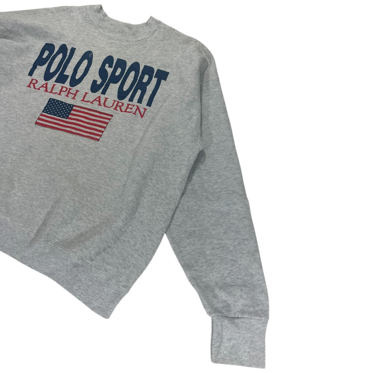 VINTAGE POLO SPORT RALPH LAUREN GRAY CREWNECK (L - XL)