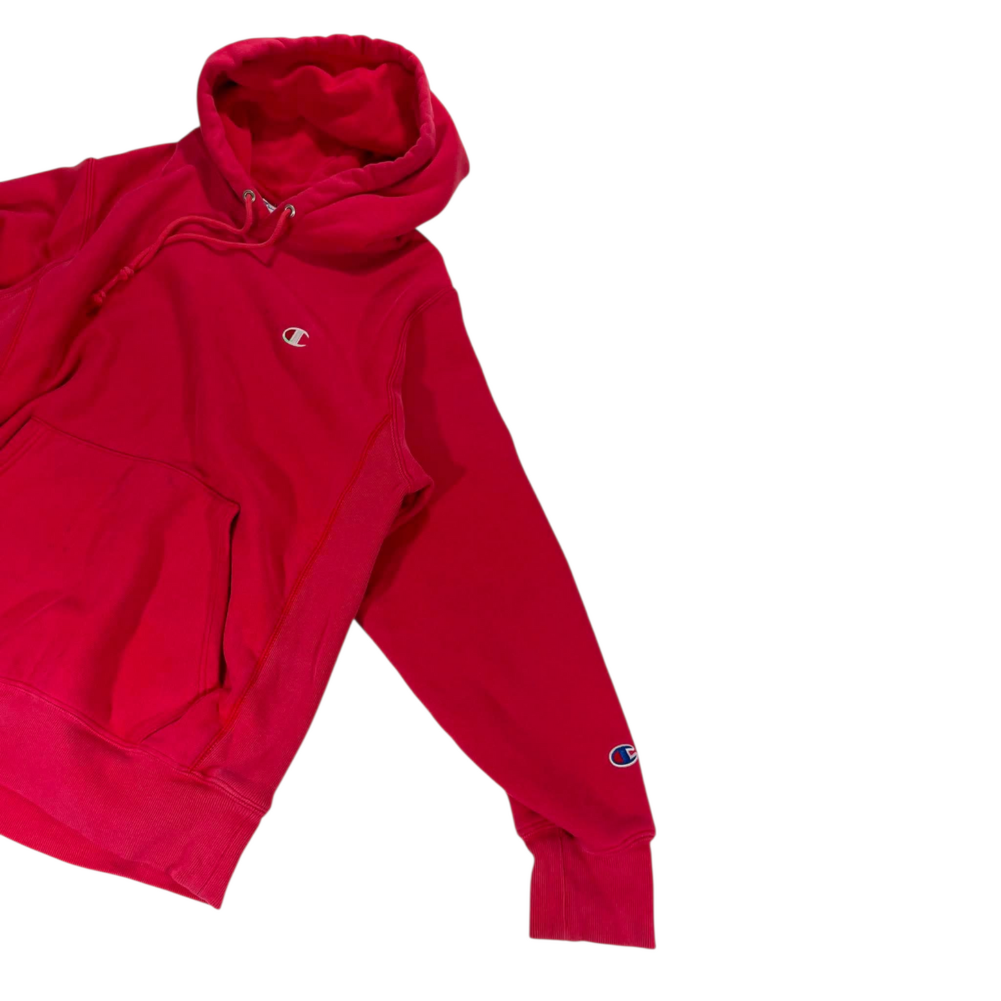 CHAMPION RED HOODIE (M)