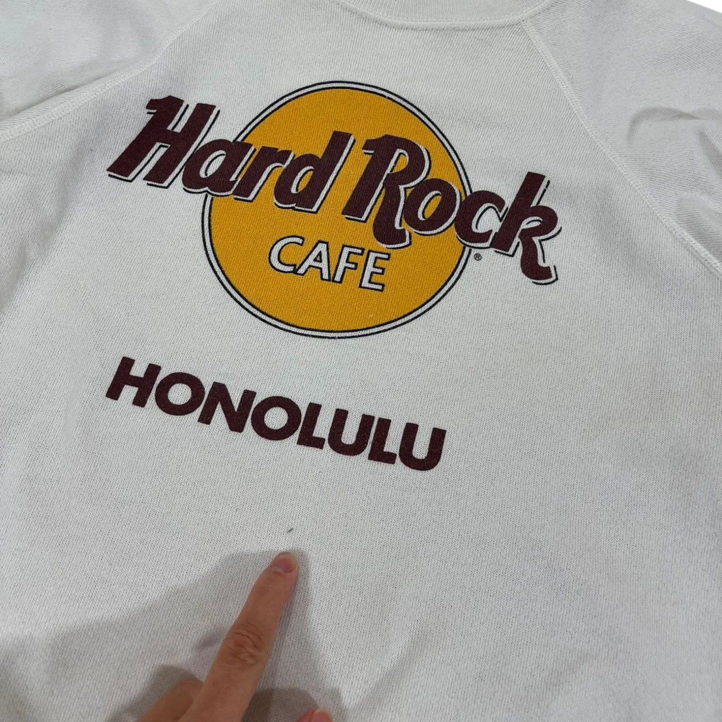 HARD ROCK CAFE HONOLULU GREY SWEATSHIRT (M)