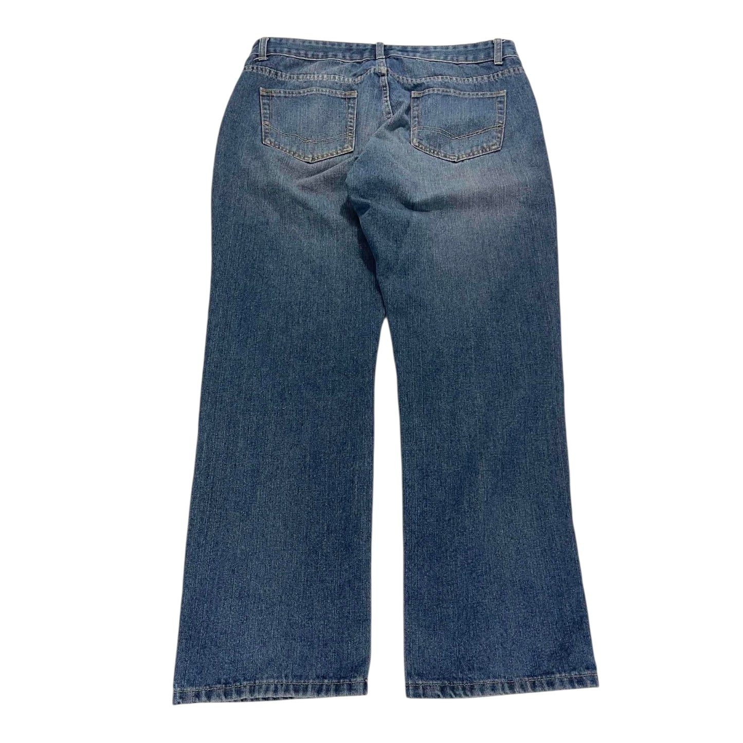 VINTAGE STRAIGHT DENIM JEANS (36)
