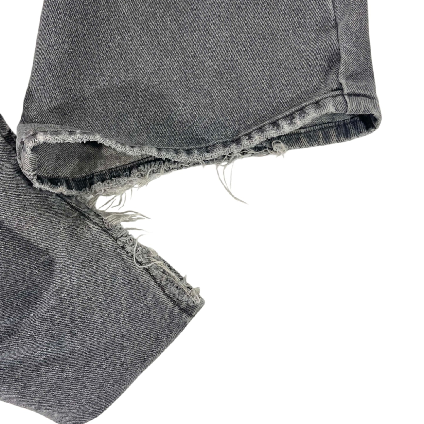 GLASSONS GRAY DENIM WASH BAGGY PANTS (10)