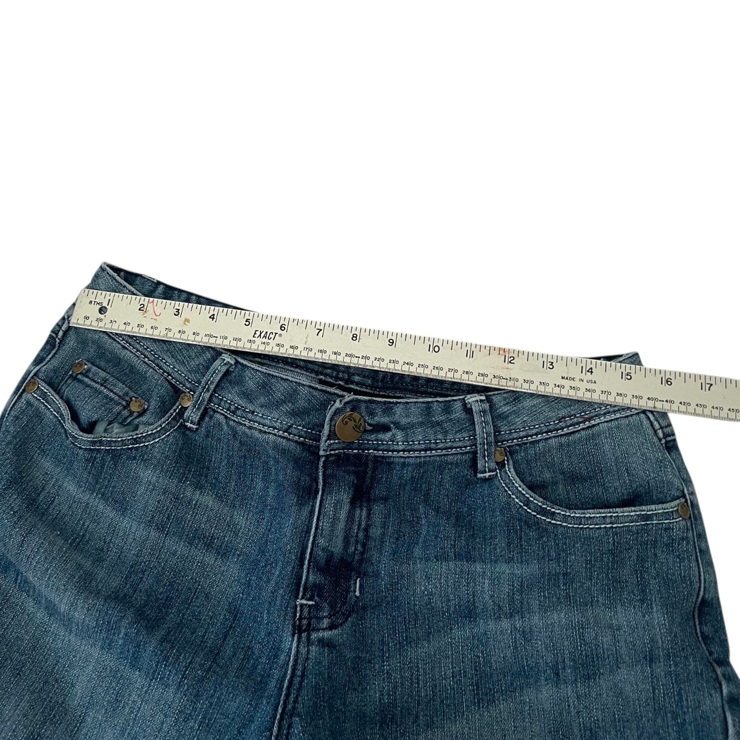 Y2K LOW RISE FLARE JEANS (UK 12)
