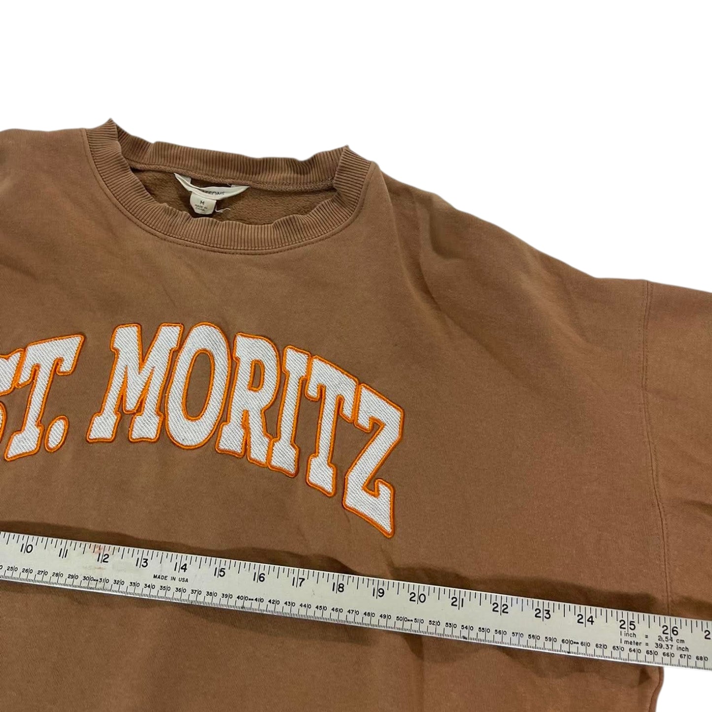 ST. MORITZ BROWN CREWNECK (M)
