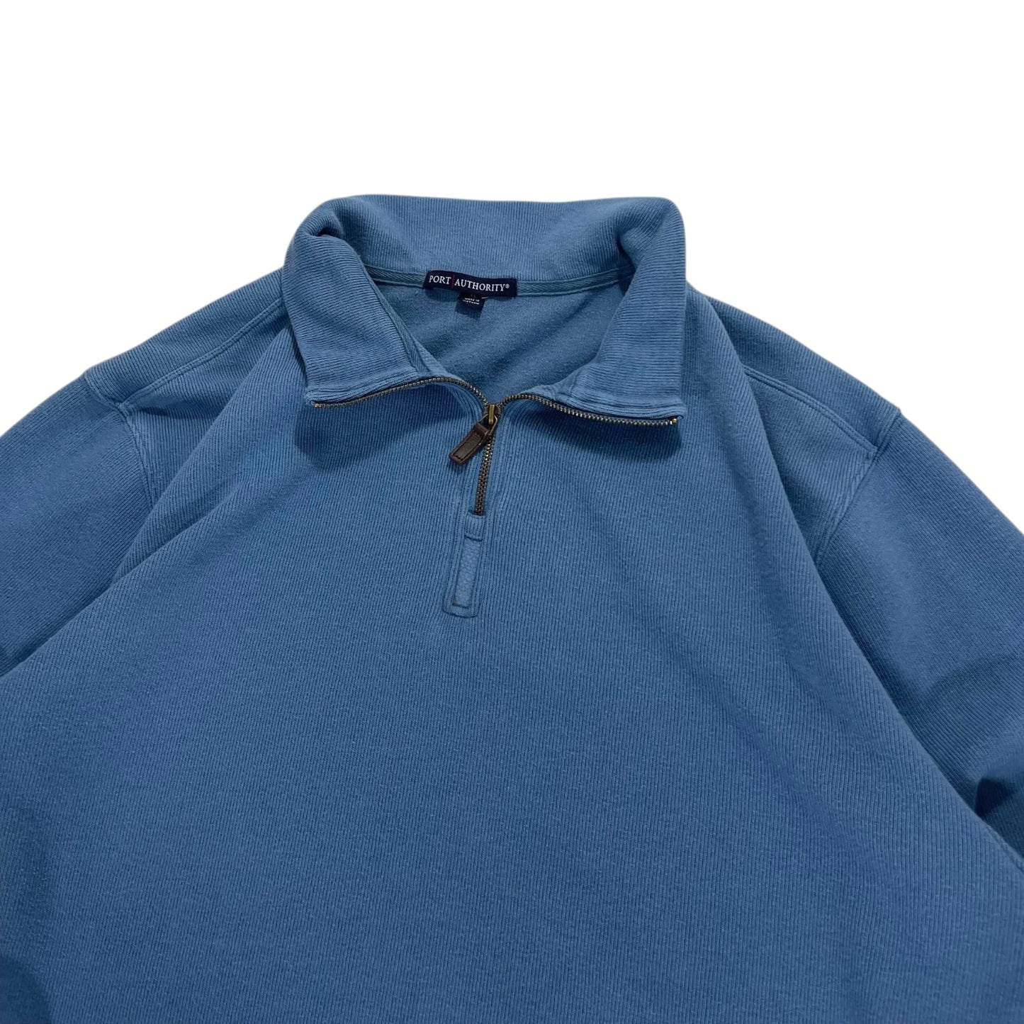 VINTAGE 90S PORT AUTHORITY QUARTER ZIP (XL)