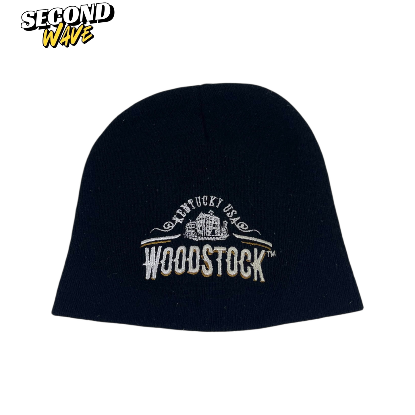 WOODSTOCK KENTUCKY USA BLACK BEANIE