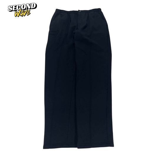 BREAKAWAY BLACK BAGGY WIDE LEG SWEATPANTS (L)