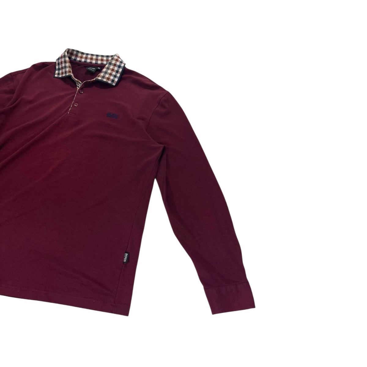 BOSS POLO LONG SLEEVE (BEST FIT LARGE)