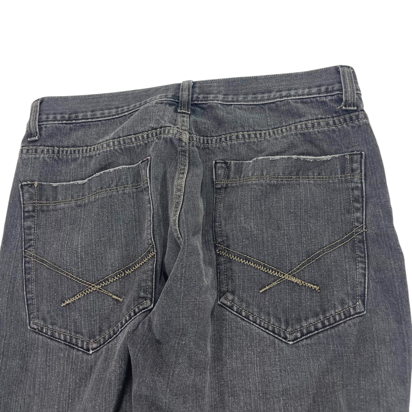 Y2K CHD BLACK DENIM JEANS (34)