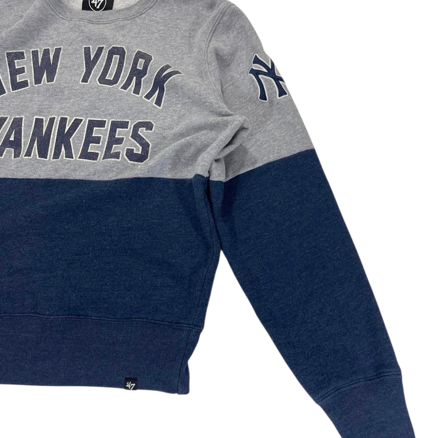 47 NEW YORK YANKEES GREY CREWNECK SWEATSHIRT (M)