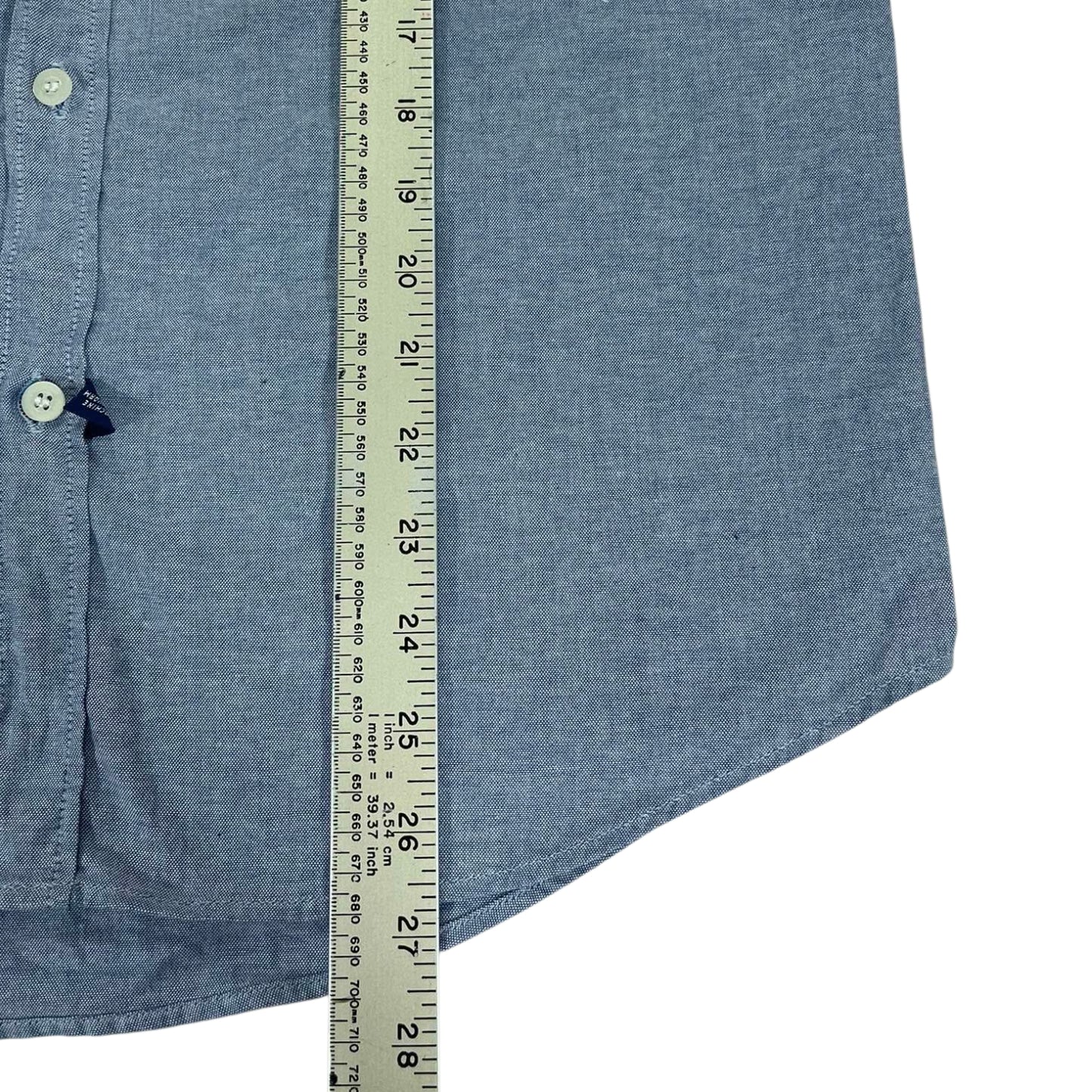VINTAGE RALPH LAUREN BLUE BUTTON UP (M-L)