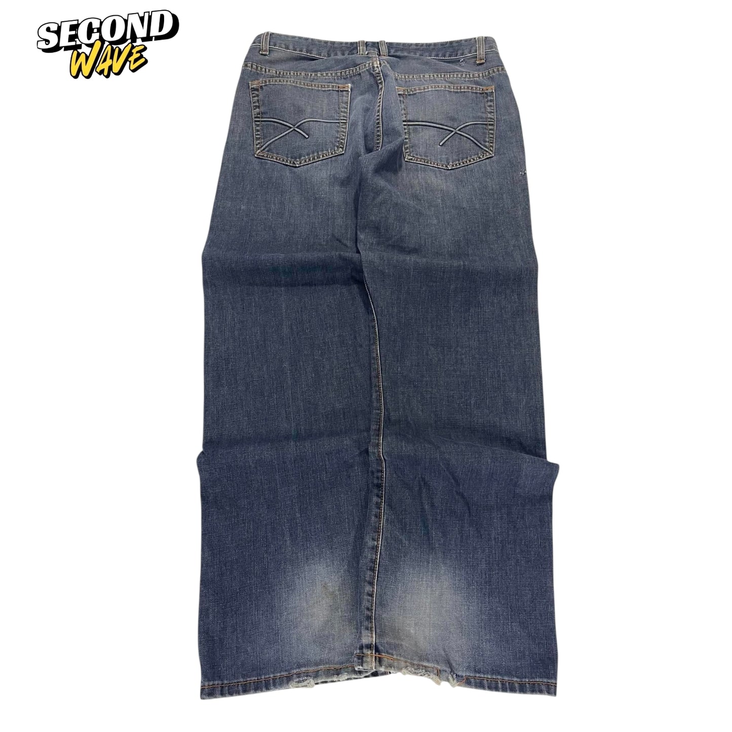 VINTAGE TRASHED VIBES IFD.DNM JEANS (36)