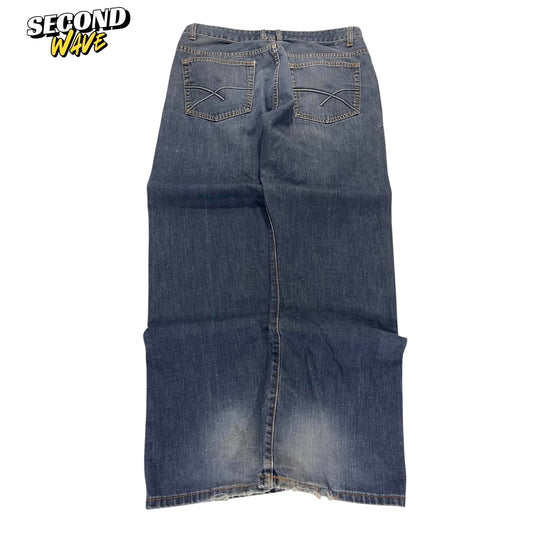 VINTAGE TRASHED VIBES IFD.DNM JEANS (36)