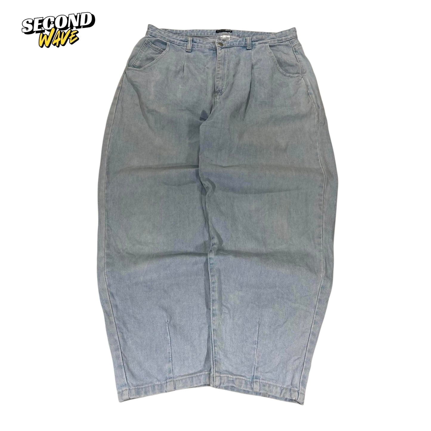 FASHION NOVA BLUE DENIM JEANS (38)