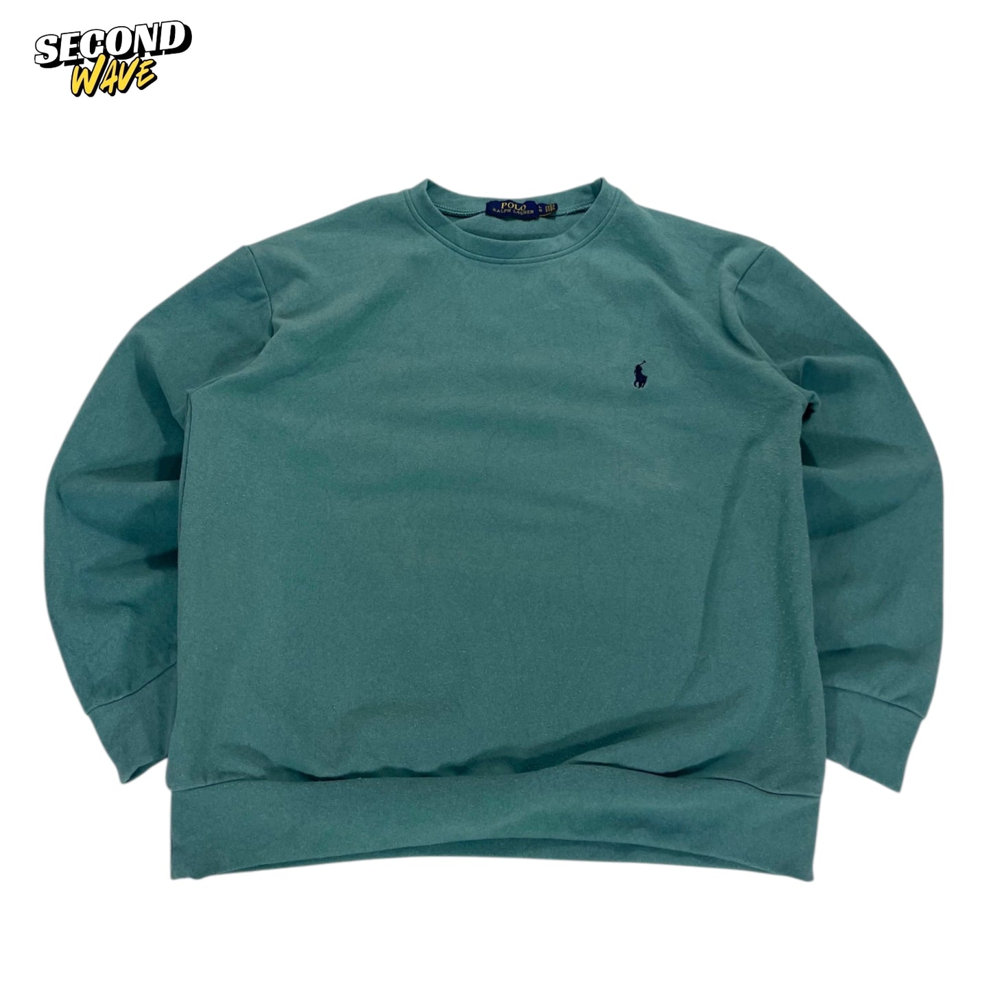 POLO RALPH LAUREN GREEN CREWNECK (S-M)