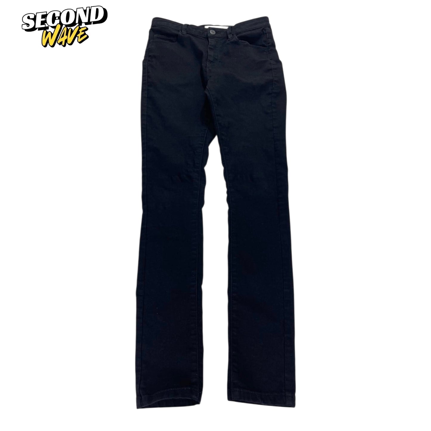 COUNTRY ROAD BLACK STRAIGHT SKINNY LEG PANTS (26)