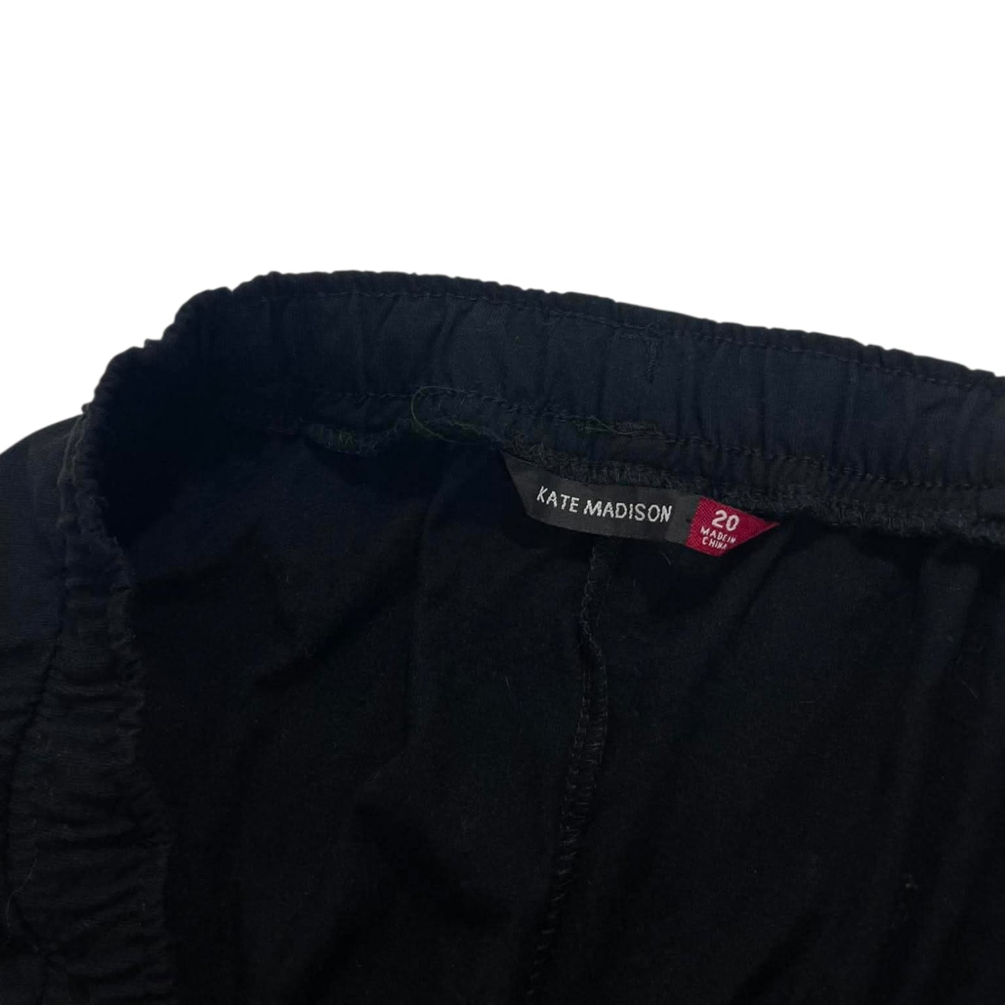 KATE MADISON BLACK WIDE LEG SWEATPANTS (20)