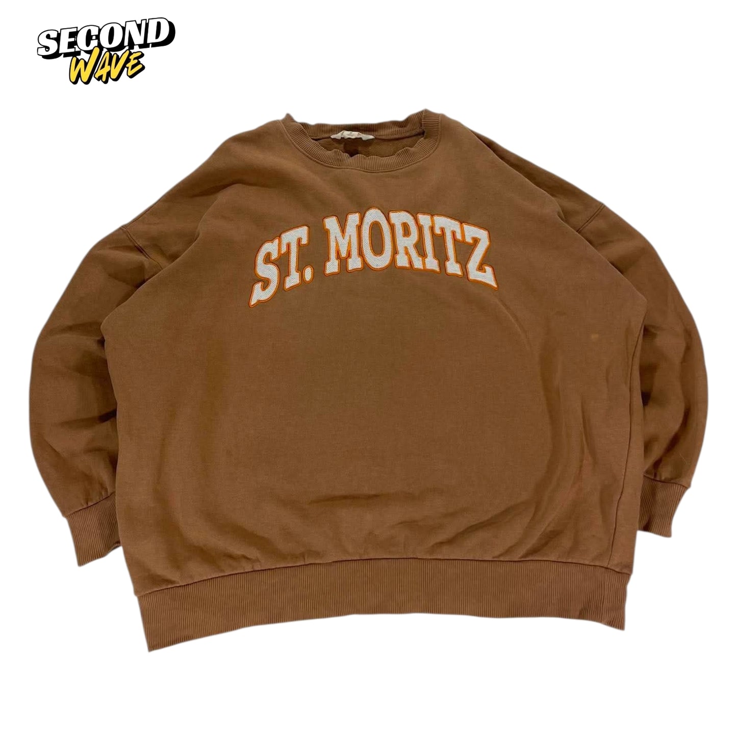 ST. MORITZ BROWN CREWNECK (M)