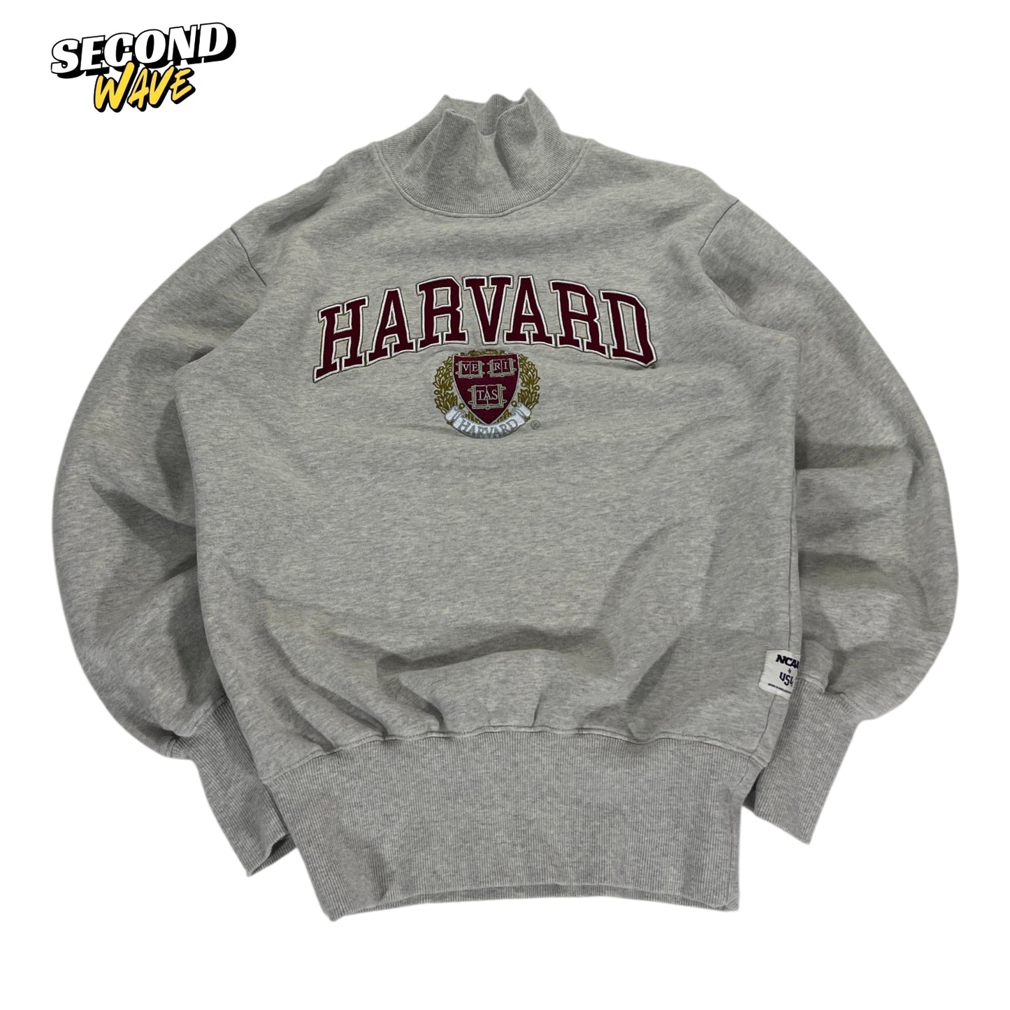 HARVARD EMBROIDERED GRAY CREWNECK (S)