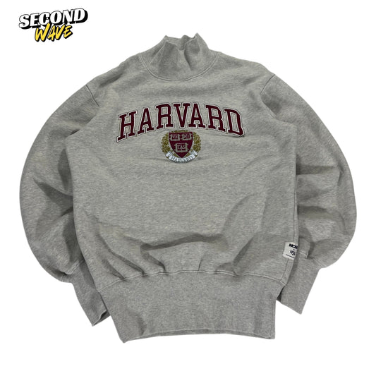 HARVARD EMBROIDERED GRAY CREWNECK (S)