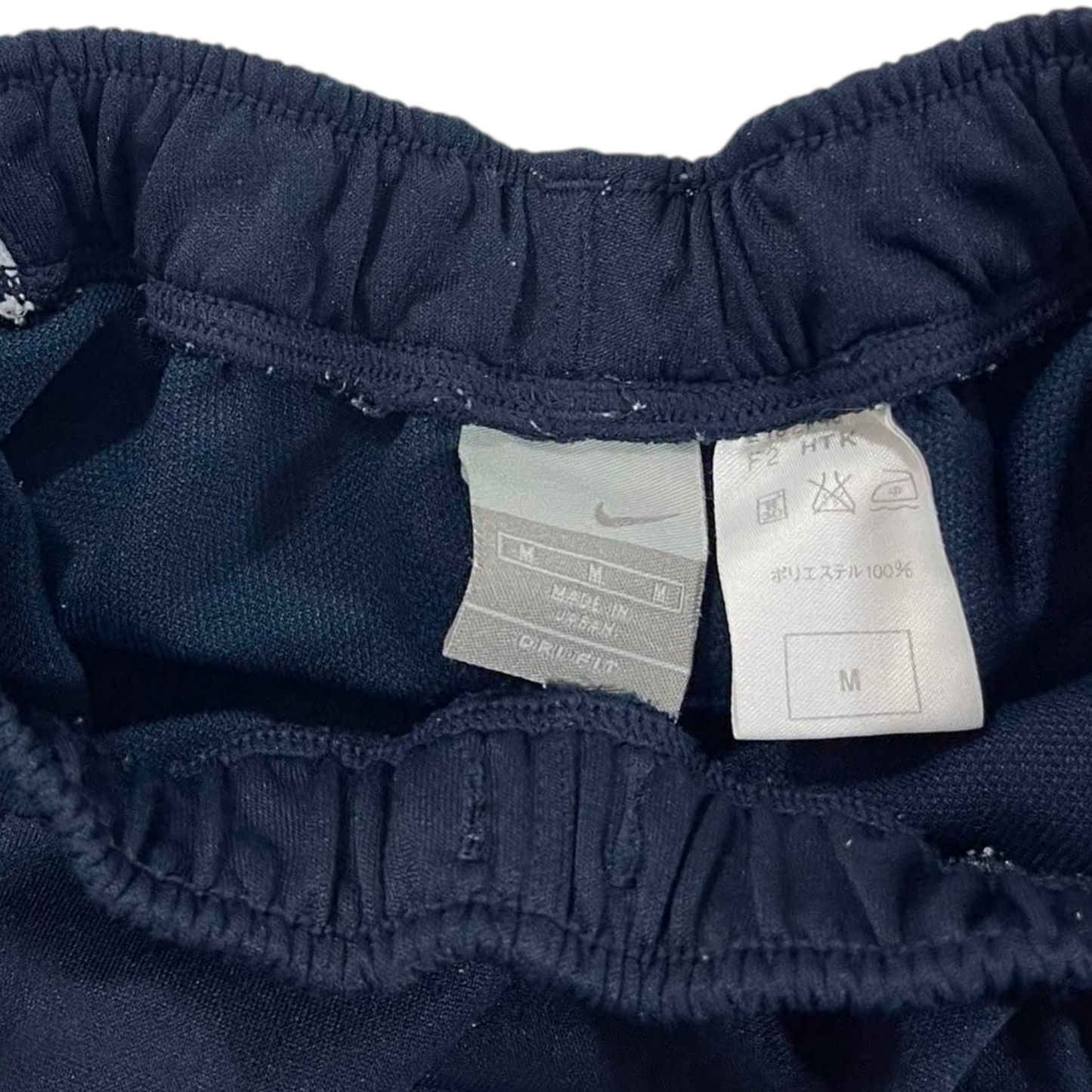 Y2K NIKE NAVY TRACK PANTS (M) ⁸