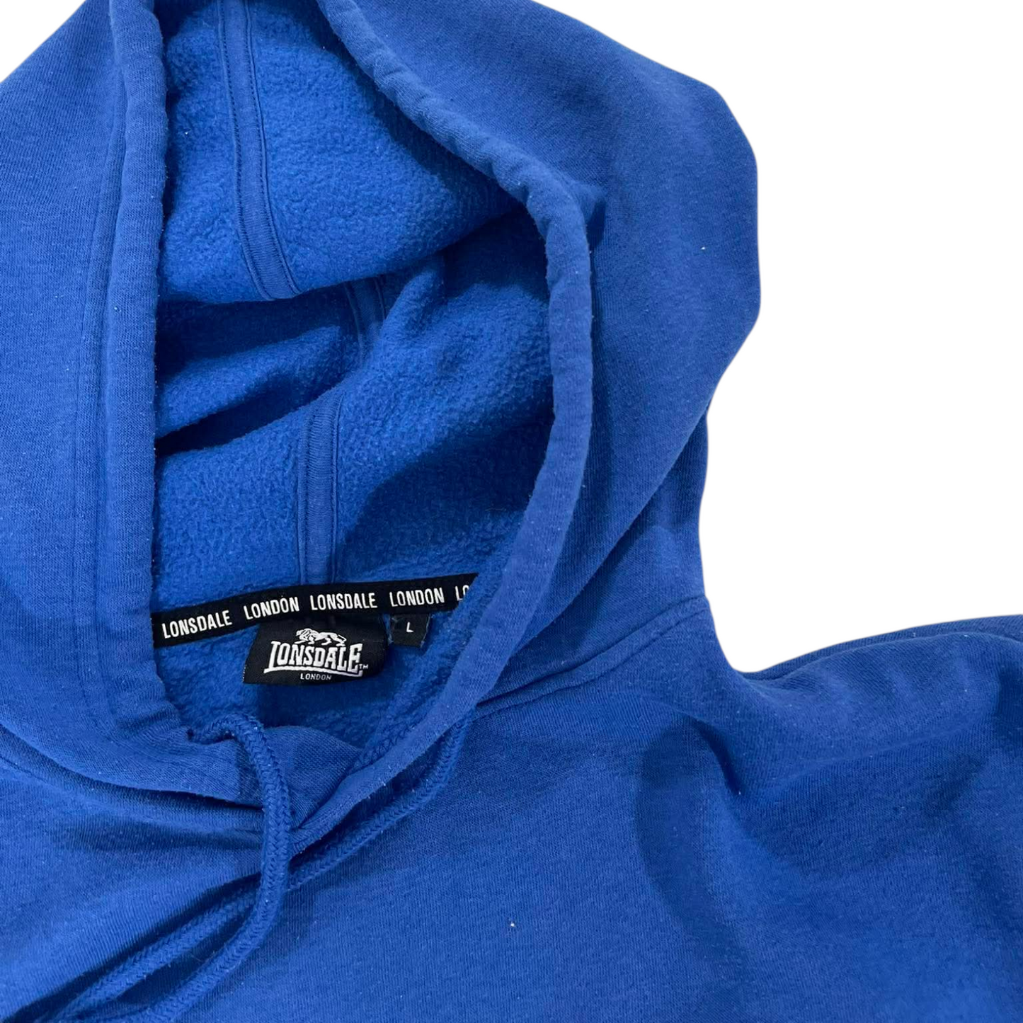 LONSDALE LONDON BLUE HOODIE (L)