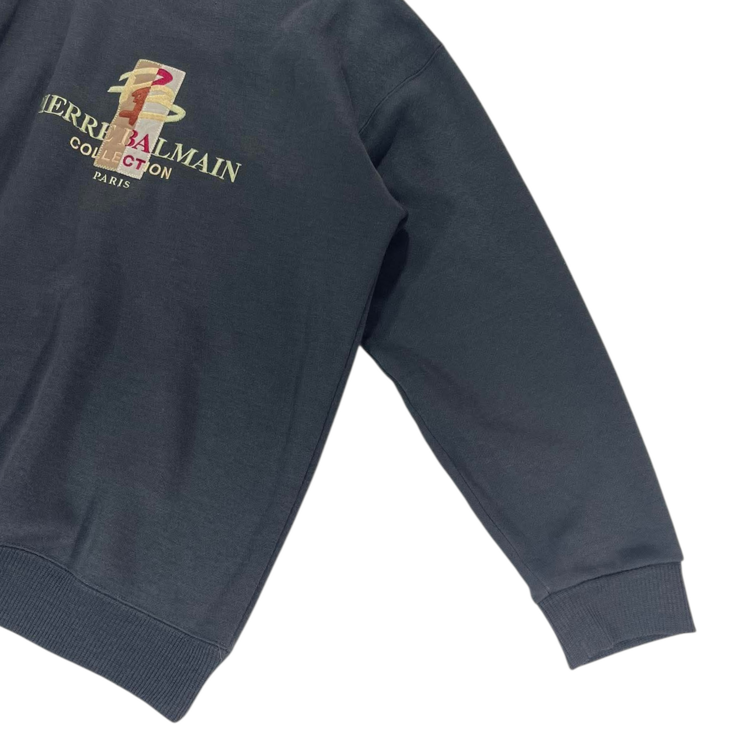 PIERRE BALMAIN PARIS EMBROIDERED CREWNECK (M-L)