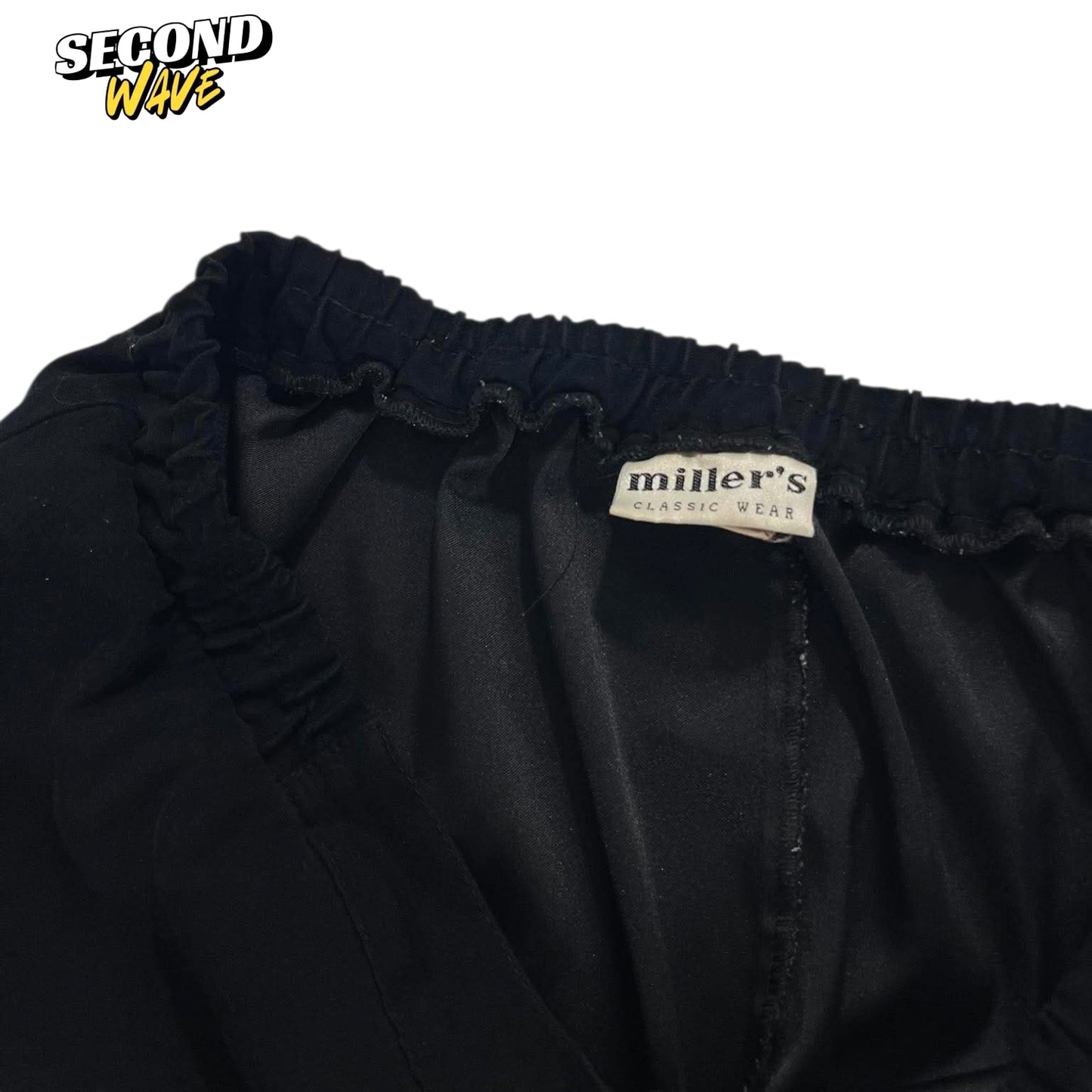 MILLER'S BLACK LINEN PANTS (L)
