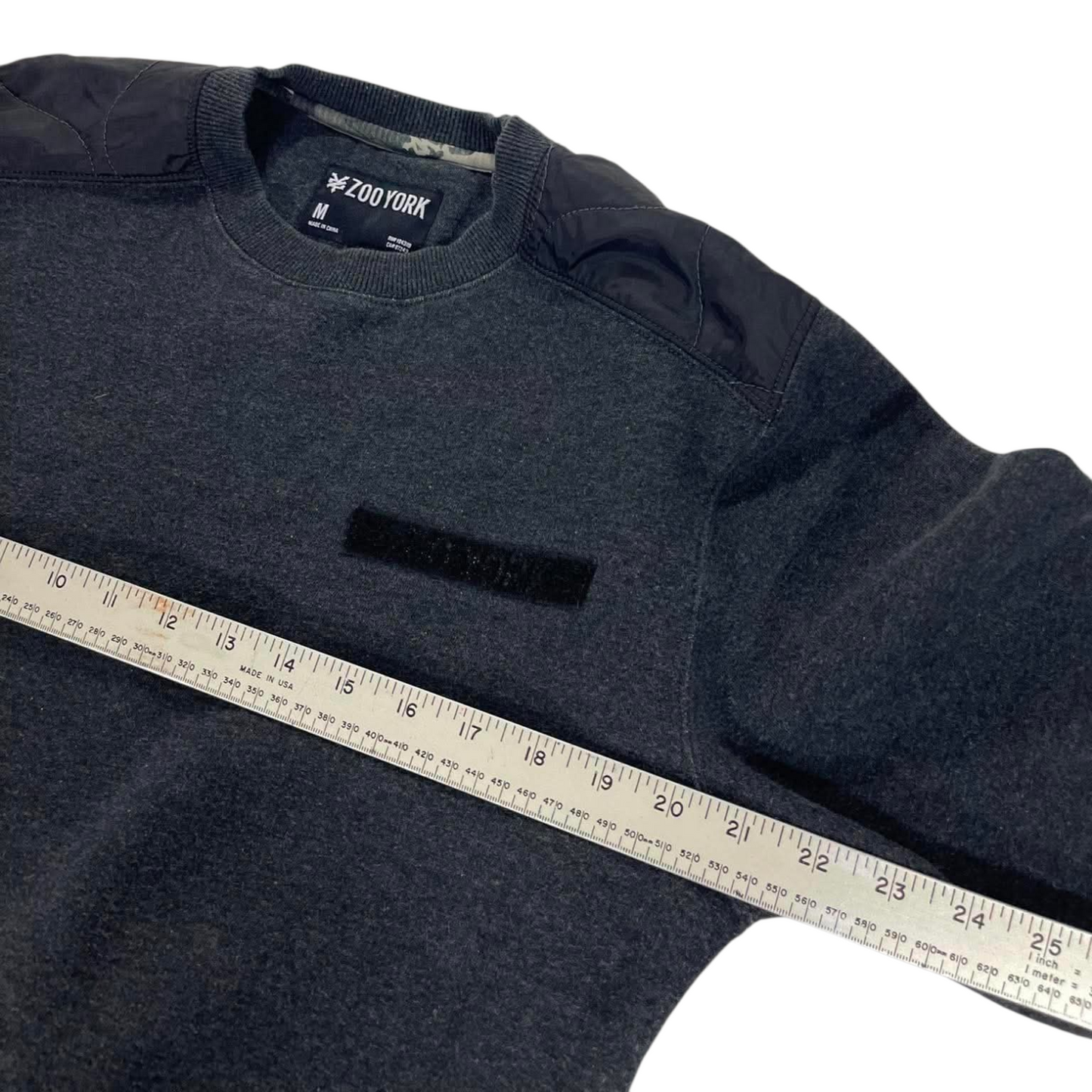 ZOO YORK GRAY CREWNECK (M)