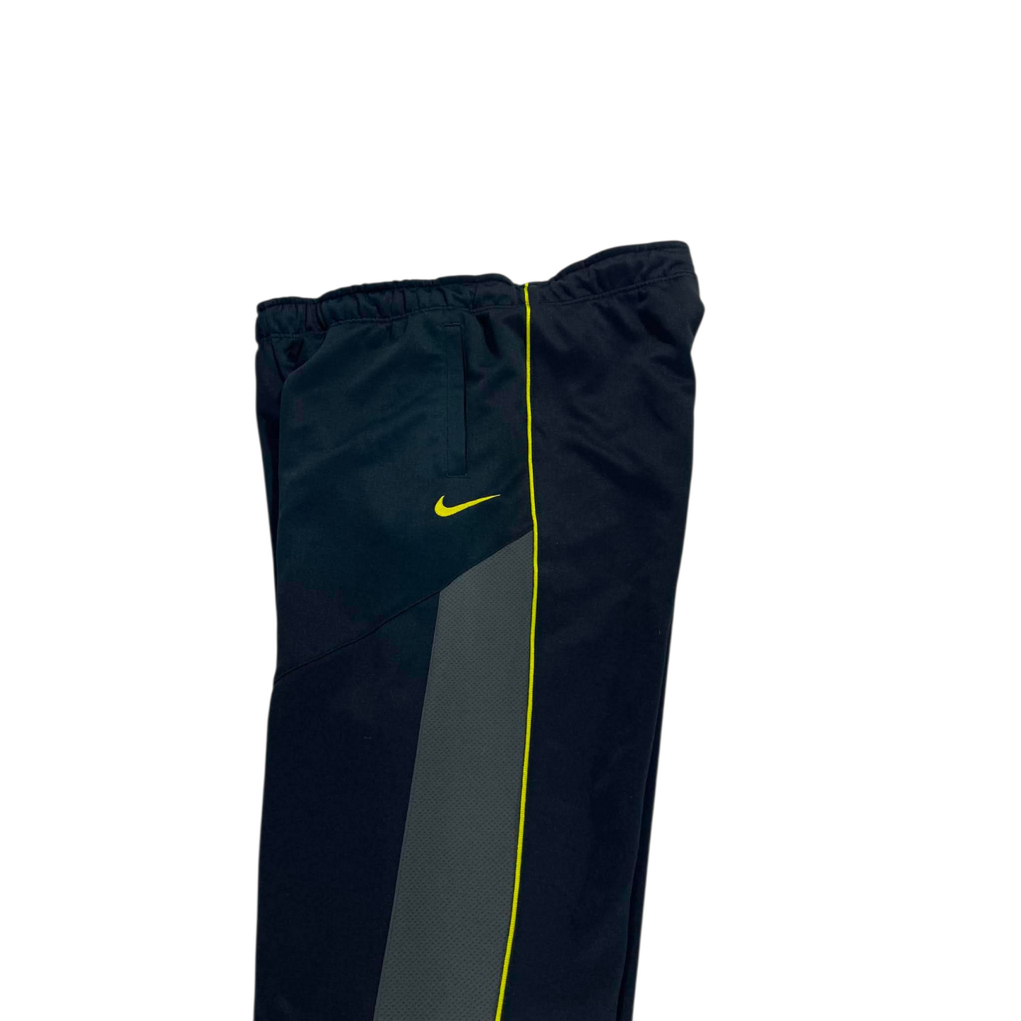 VINTAGE NEON HIT NIKE NAVY TRACK PANTS (L) '1
